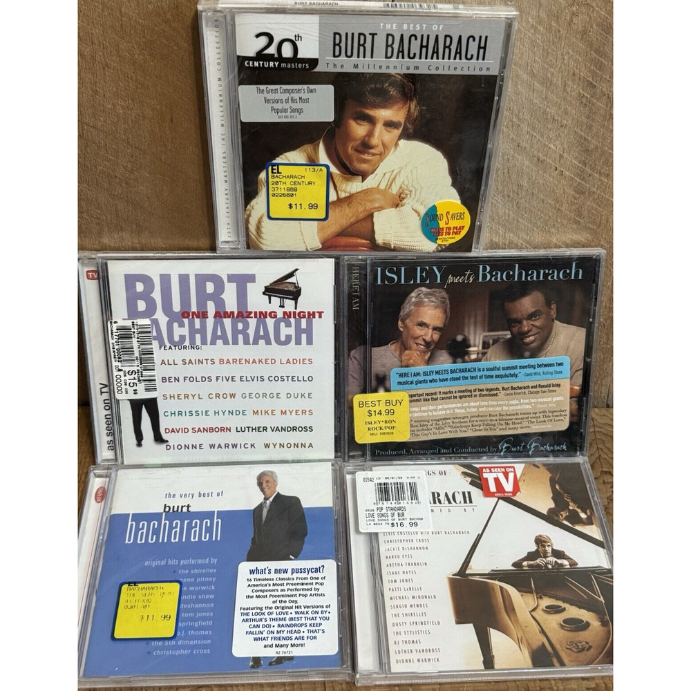 Burt Bacharach CD Sealed Ron Isley Dionne Warwick Lot 4 One Amazing Night LOT